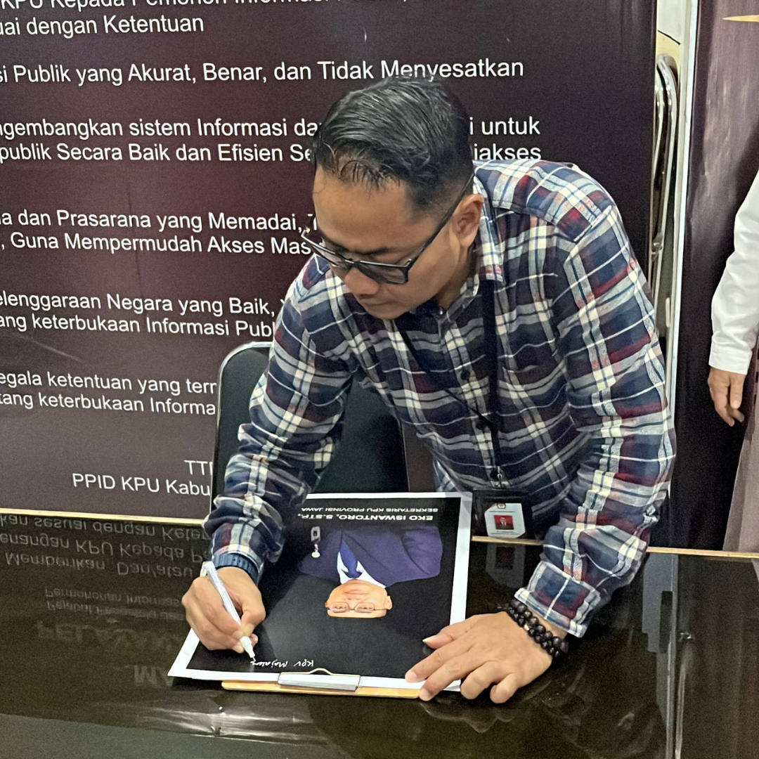 Kunjungan Sekretaris KPU Provinsi Jawa Barat